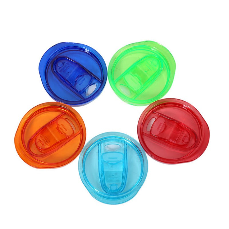Wholesale10pcs Colored Insulated Cup Sealing Slide Cup Cover